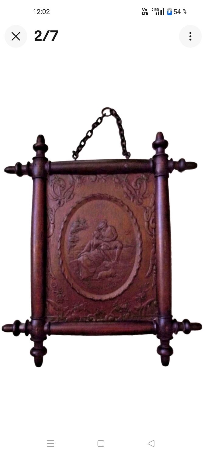 Miroir mural biseauté double face Ancien