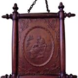 Miroir mural biseauté double face Ancien