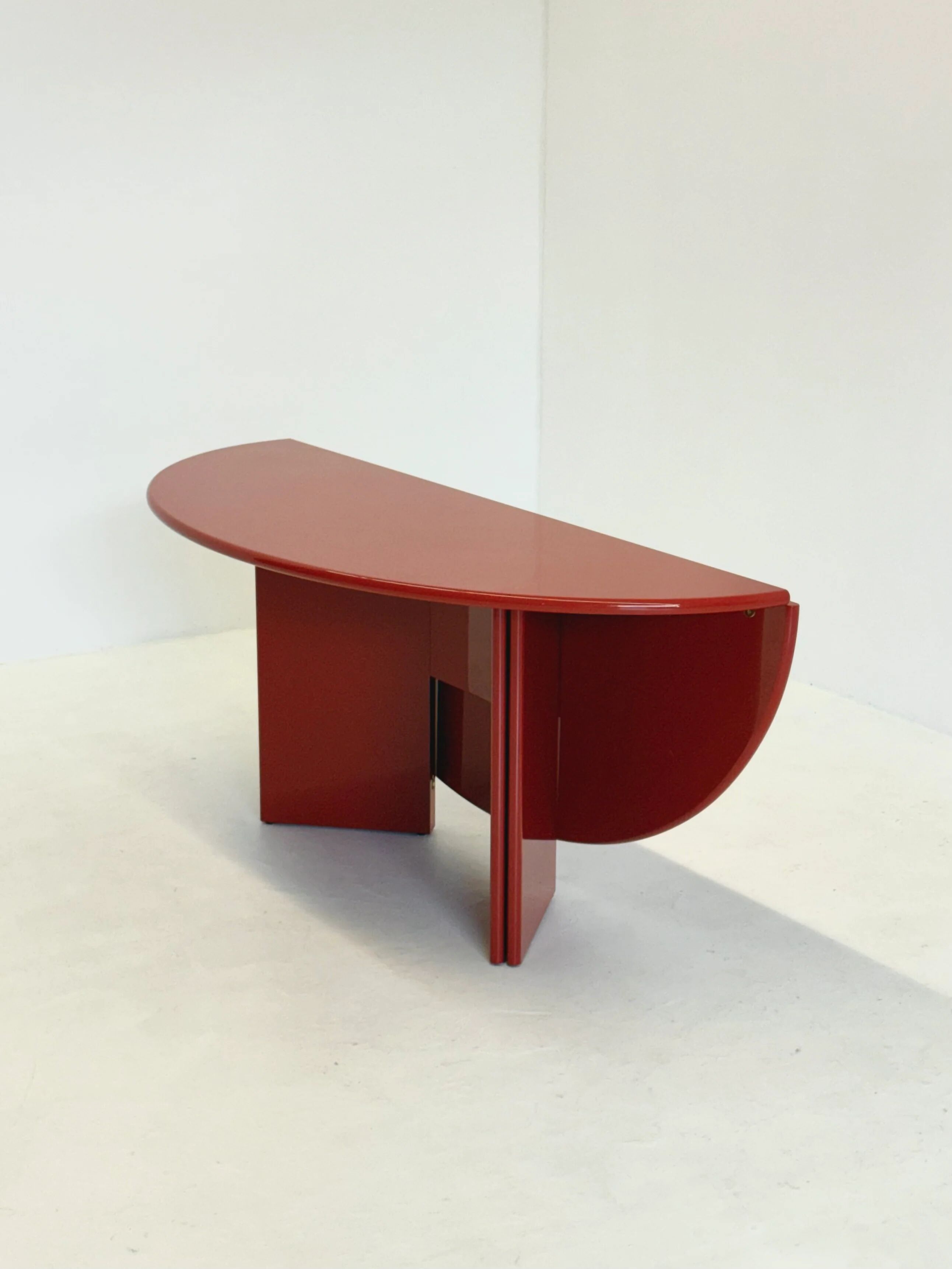 Antella dining table / console table by Kazuhide Takahama for Cassina in red