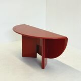 Antella dining table / console table by Kazuhide Takahama for Cassina in red