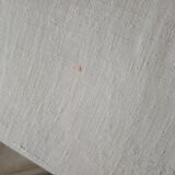 Old large rustic linen tablecloth 295 x 140 cm