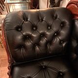 19th century Indo English Chesterfield sofa