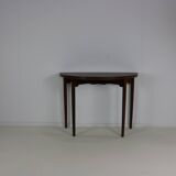 Beautiful danish design foldable game table by Hans Wegner