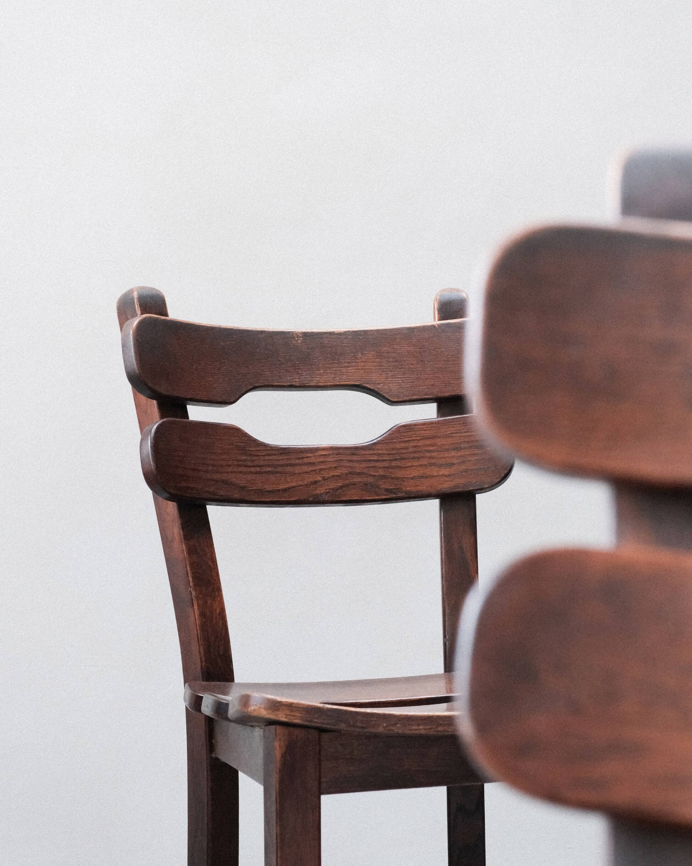 6 chaises de salle à manger dans le style de Dittmann & Co.
