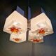 Mazzega cubic chandelier, Space Age style, 70s