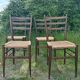 Chaises vintage corde