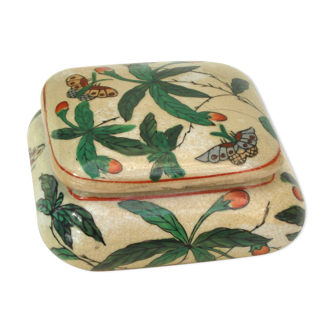Candy decorated with foliage and butterflies
