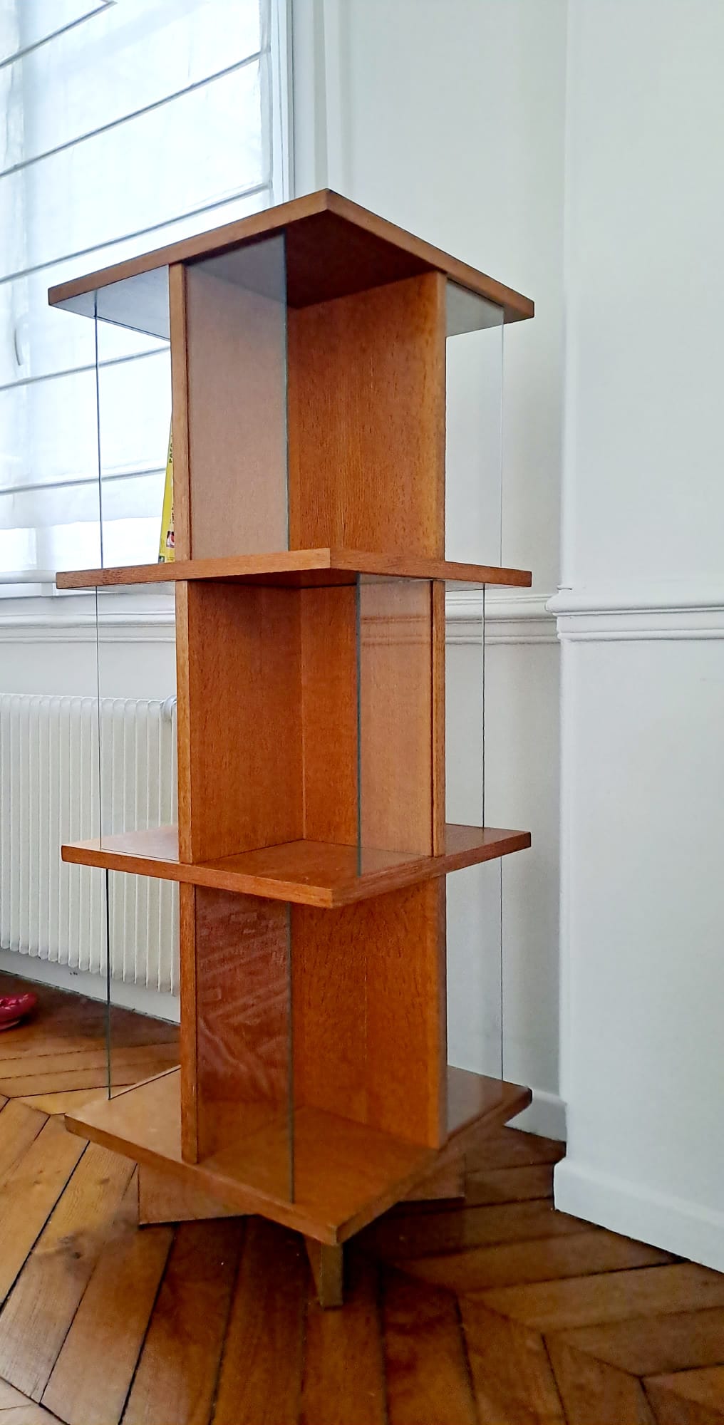 Vintage revolving bookcase