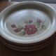 Set of pink earthenware plates Saint-Amand model Charme