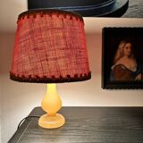 Onyx and jute lamp