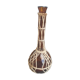 Vase verre et rotin