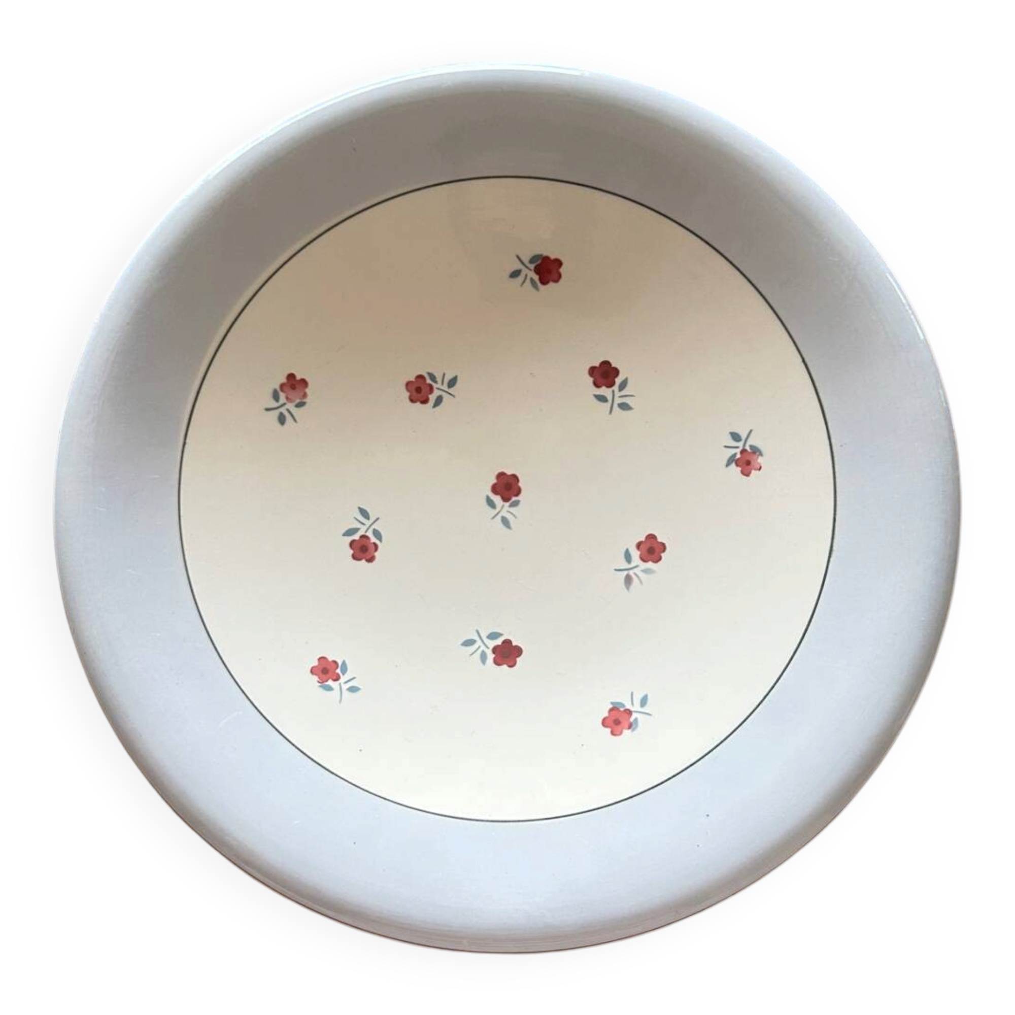 Vintage flower plate