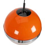 Orange Space Age Ball Sphere Pendant Lamp