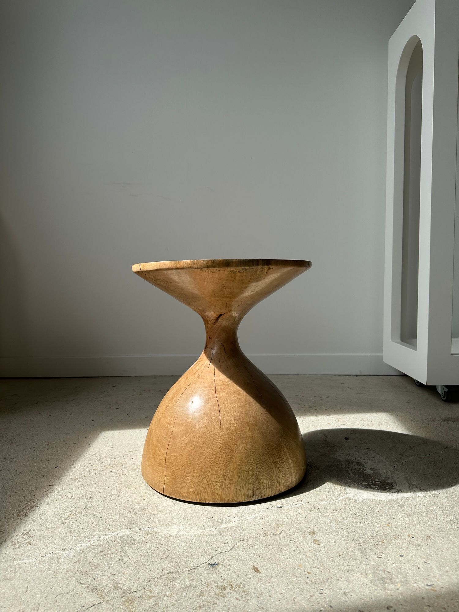 Solid wood sofa end