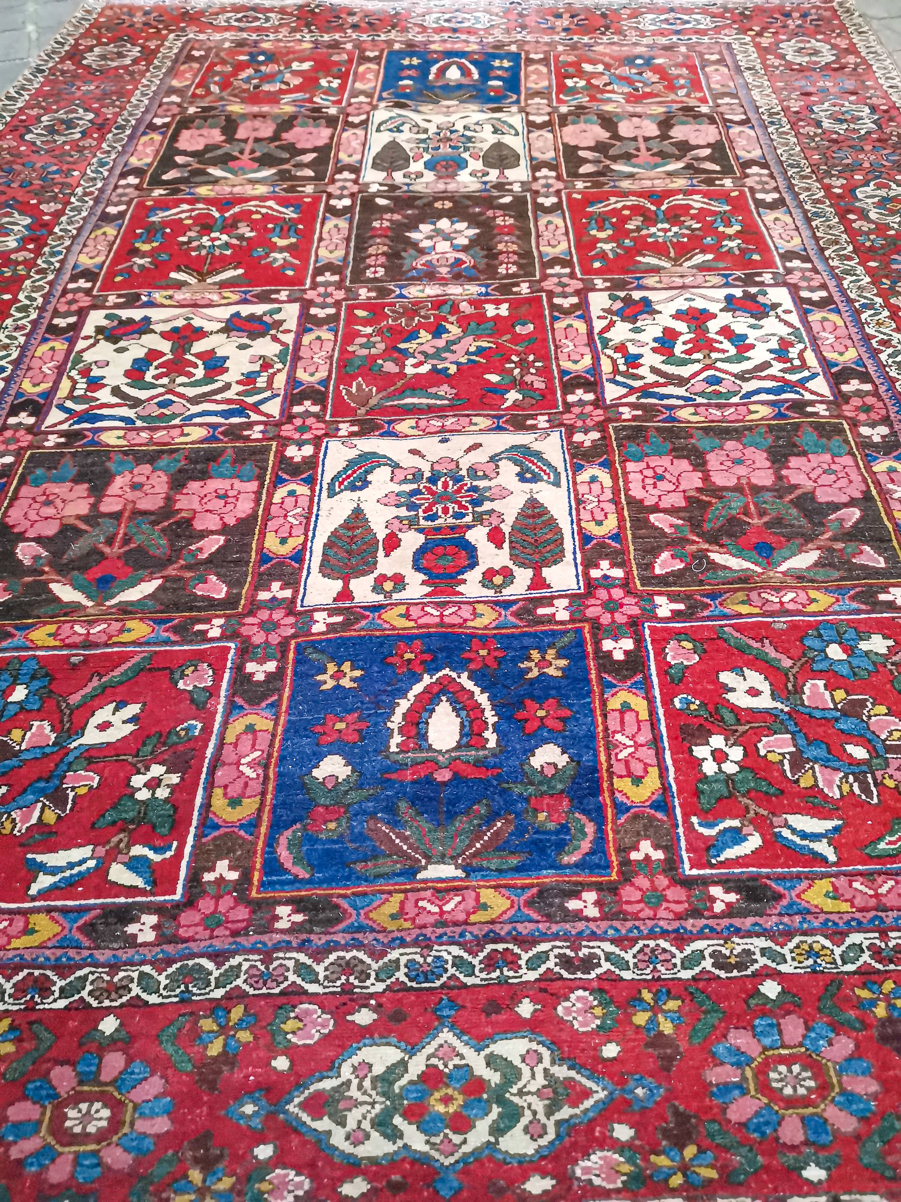 Ancient handmade Persian handmade boktiari 2.00 x 1.46 m