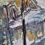 Hst ancienne huile sur toile, peinture signée, tableau