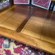 Coffee table 2 floors solid wood and pointed bamboo