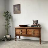 Guillerme and Chambron oak chest of drawers