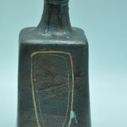 Diform sandstone vase by Michel Barbier