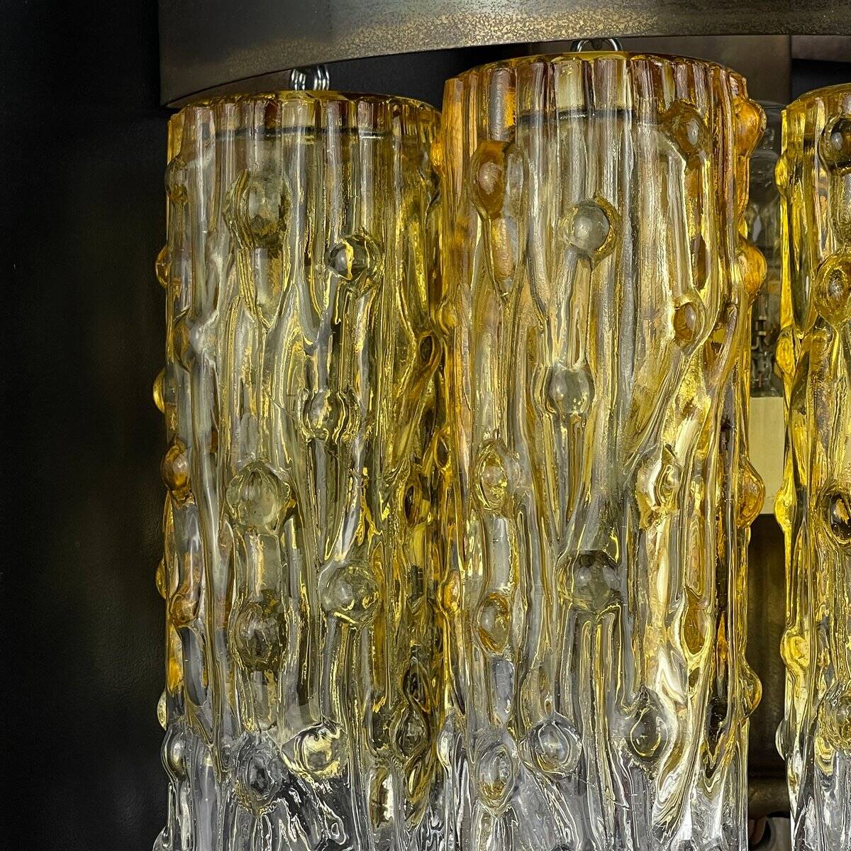 Vintage wall lamp Tronchi by Venini, Italy, 1960s