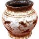 1960s German ceramic vase Strehla No. 1437 GDR