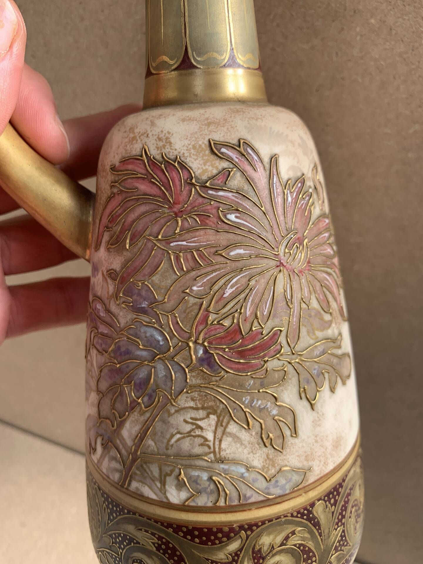 Aiguière / vase Antique Doulton Burslem