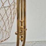 19th century brass rocking cradle from a castle