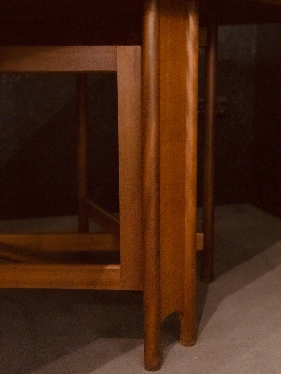 Mid-century teak folding table