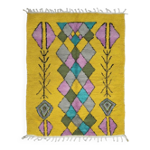 Tapis jaune Berbère - 254 x 190 cm
