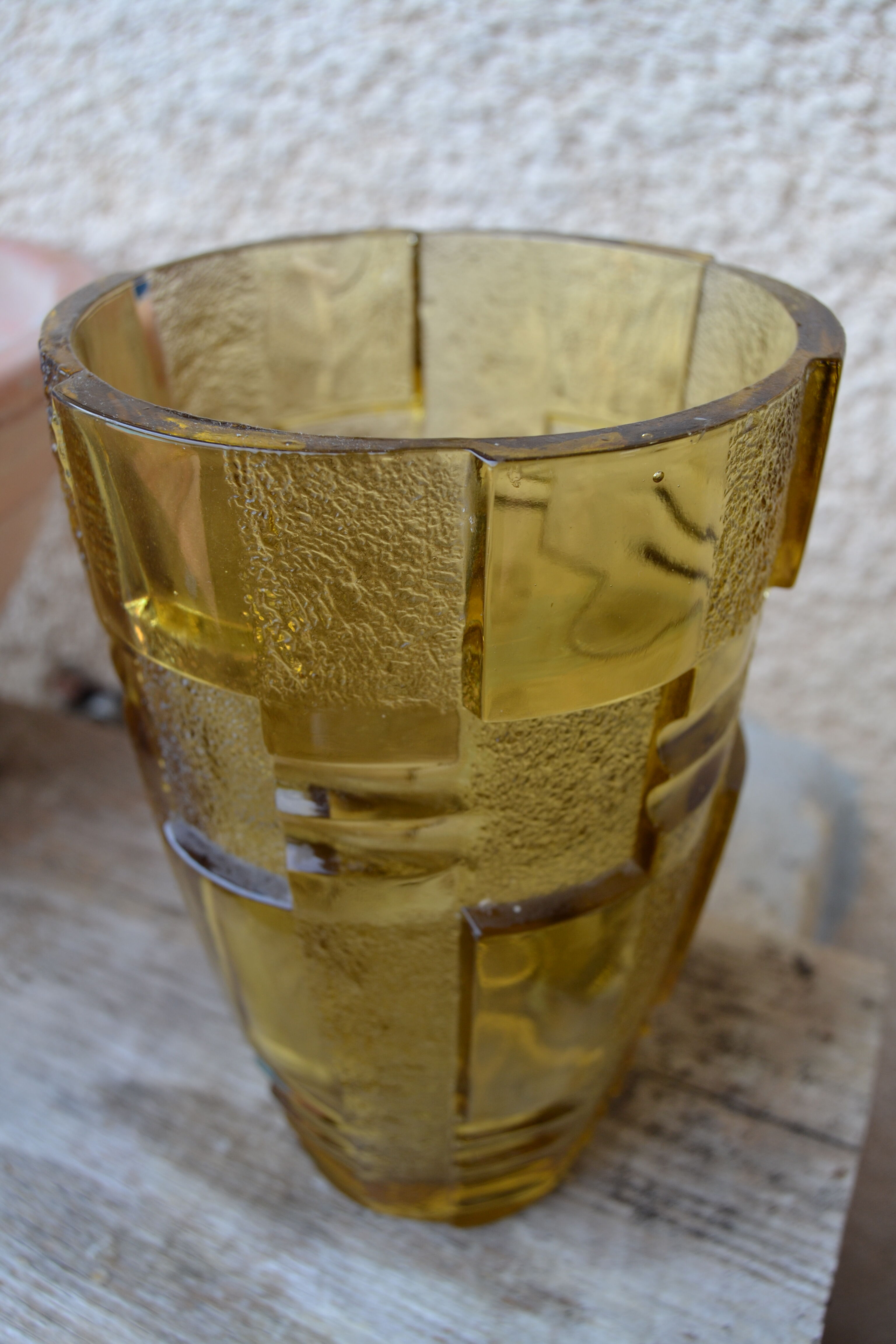 Daum style vase, 1930s