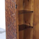 Rustic Farmhouse Folk Art Painted Bridal Wardrobe 1759