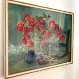 Old oil on wood dating from 1960