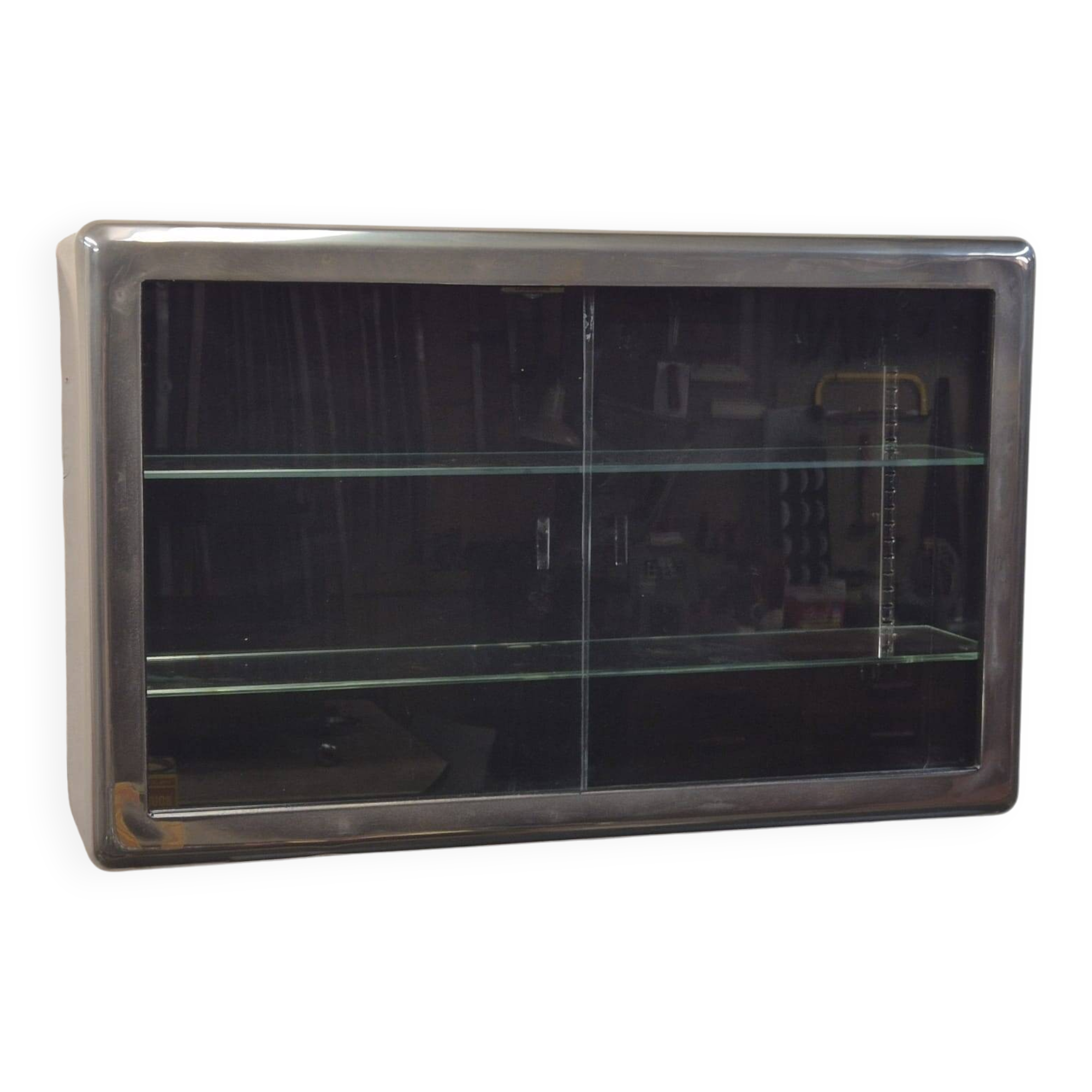 Old pharmacy display cabinet