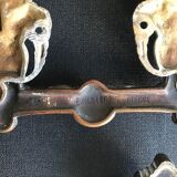 Pair of 19th bronze handles