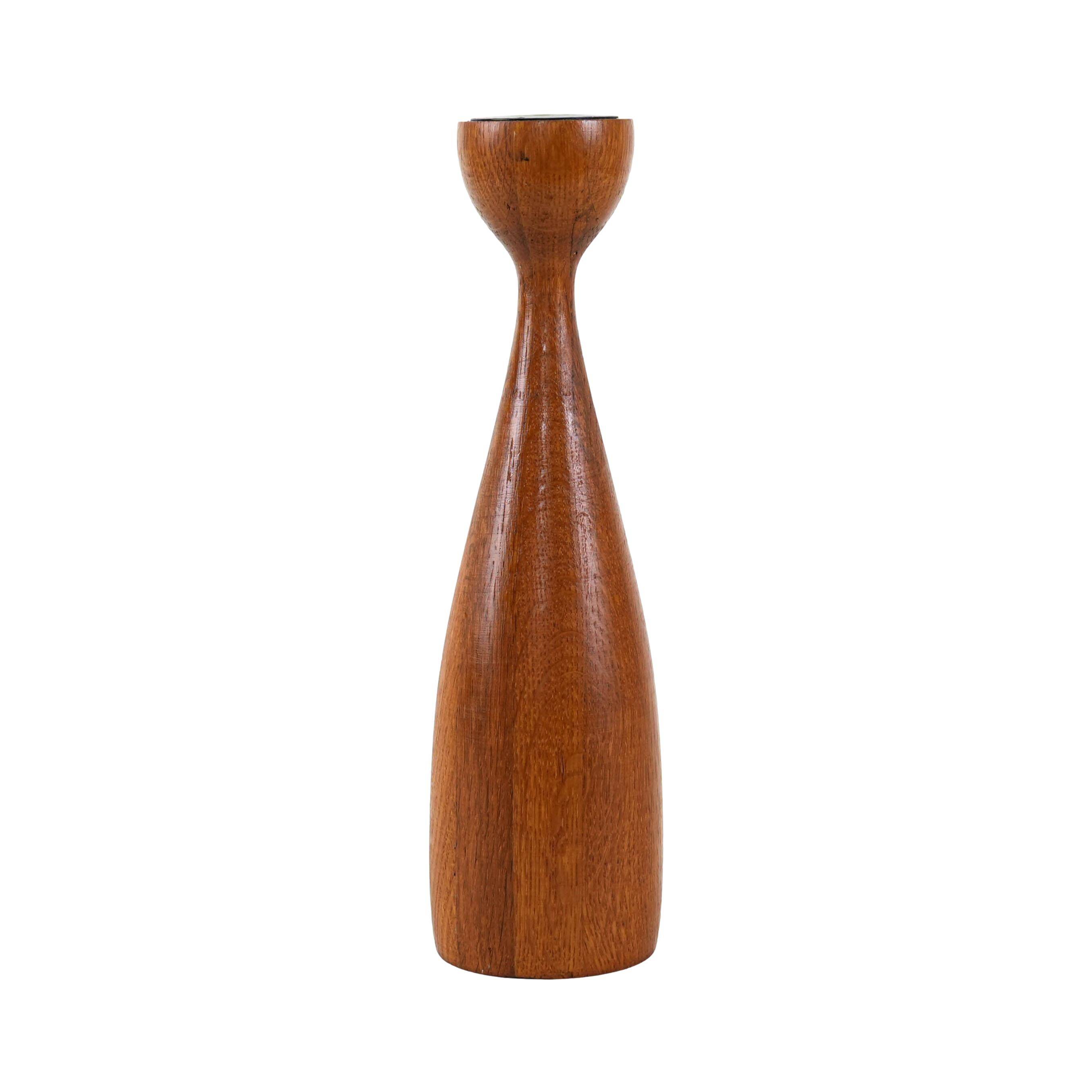 Bougeoir en teck, design danois, années 1970, fabriqué par BoConcept