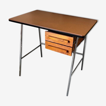 Vintage metal and wood desk