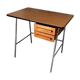 Bureau vintage métal et bois