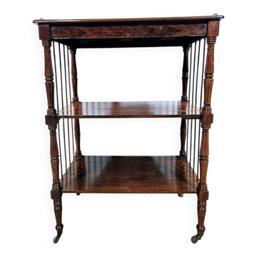 Étagère en polisandre Art Nouveau, début du 20e siècle