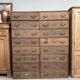 Large workshop cabinet with drawers (renovated)