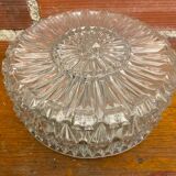 Antique ceiling light wall lamp luxalp n220 molded glass + vintage metal support