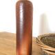 Set of 5 antique glazed stoneware bottles