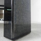 Table basse Fedam style Hollywood Regency en marbre et acier