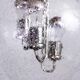 Suspension in glass and chrome metal BORN Leuchten