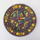 Flat fat lava, ethnic decor, West Germany, signed