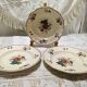 3 old Digoin plates, Agreste Sarreguemines model