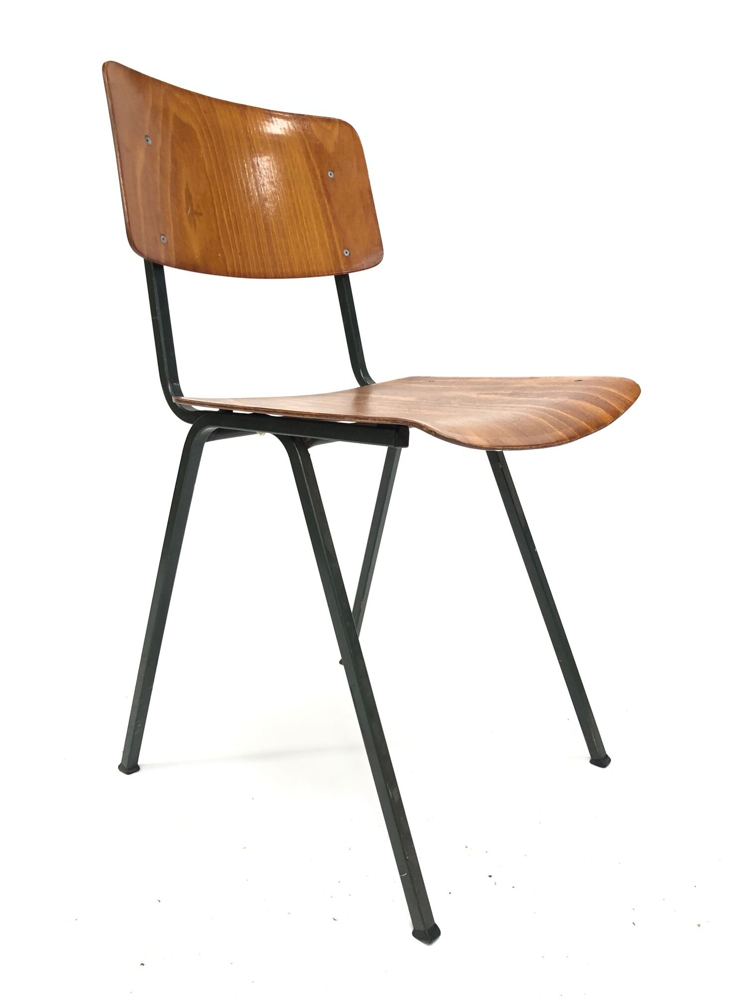 Marko Holland vintage school chairs lot of 2,1970 Netherlands
