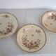 3 serving dishes Terre De Fer Gien model Mai from around 1900.