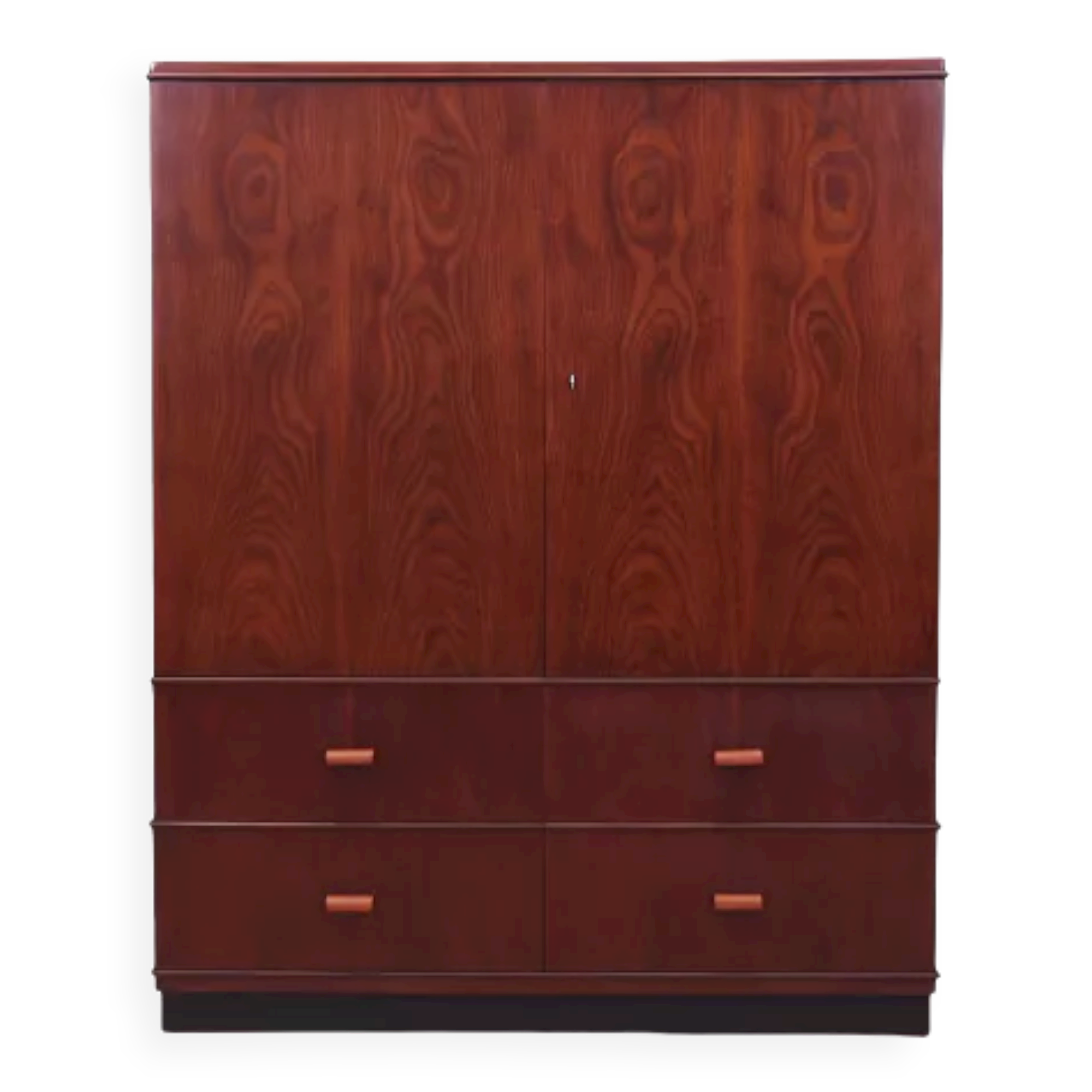 Mahogany wardrobe, Danish design, 1970s, production: Denmark