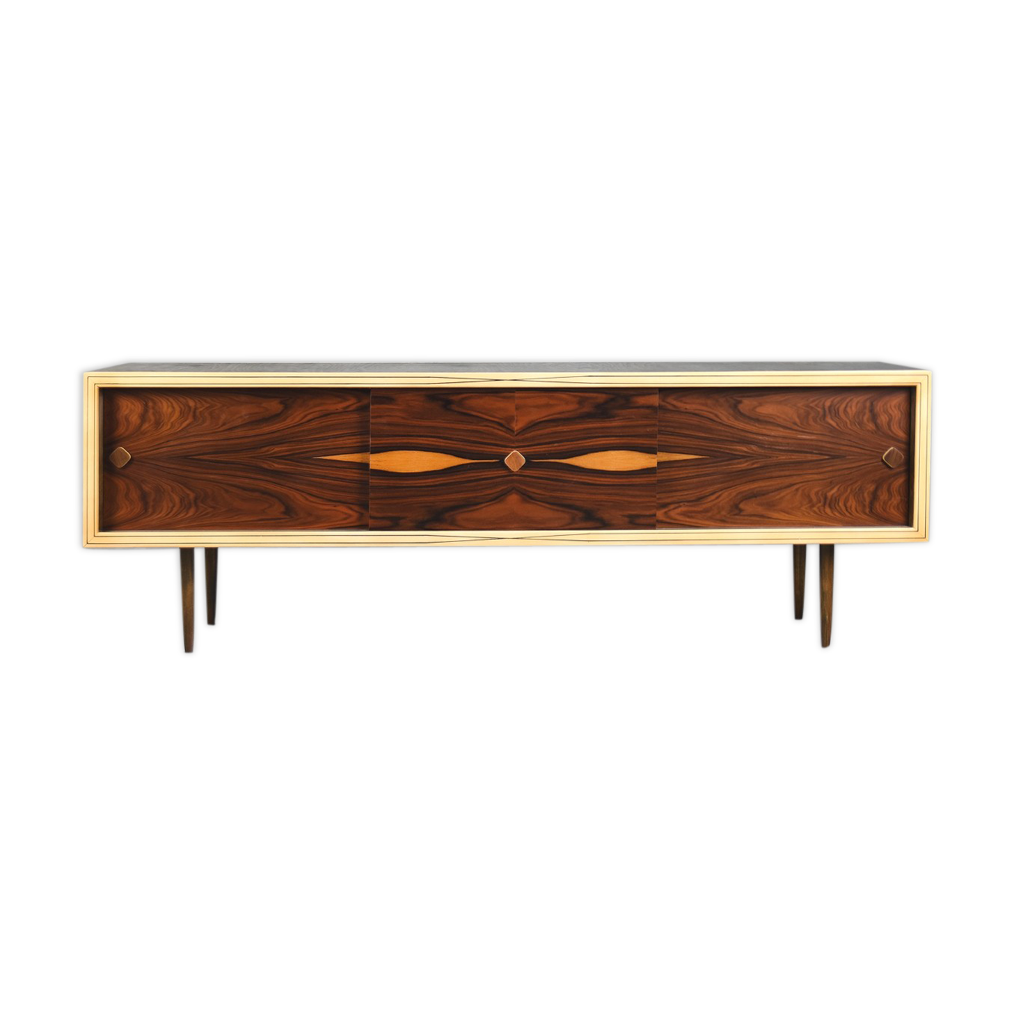 Mid-century modern Swedish rosewood and birch sideboard, 1960s