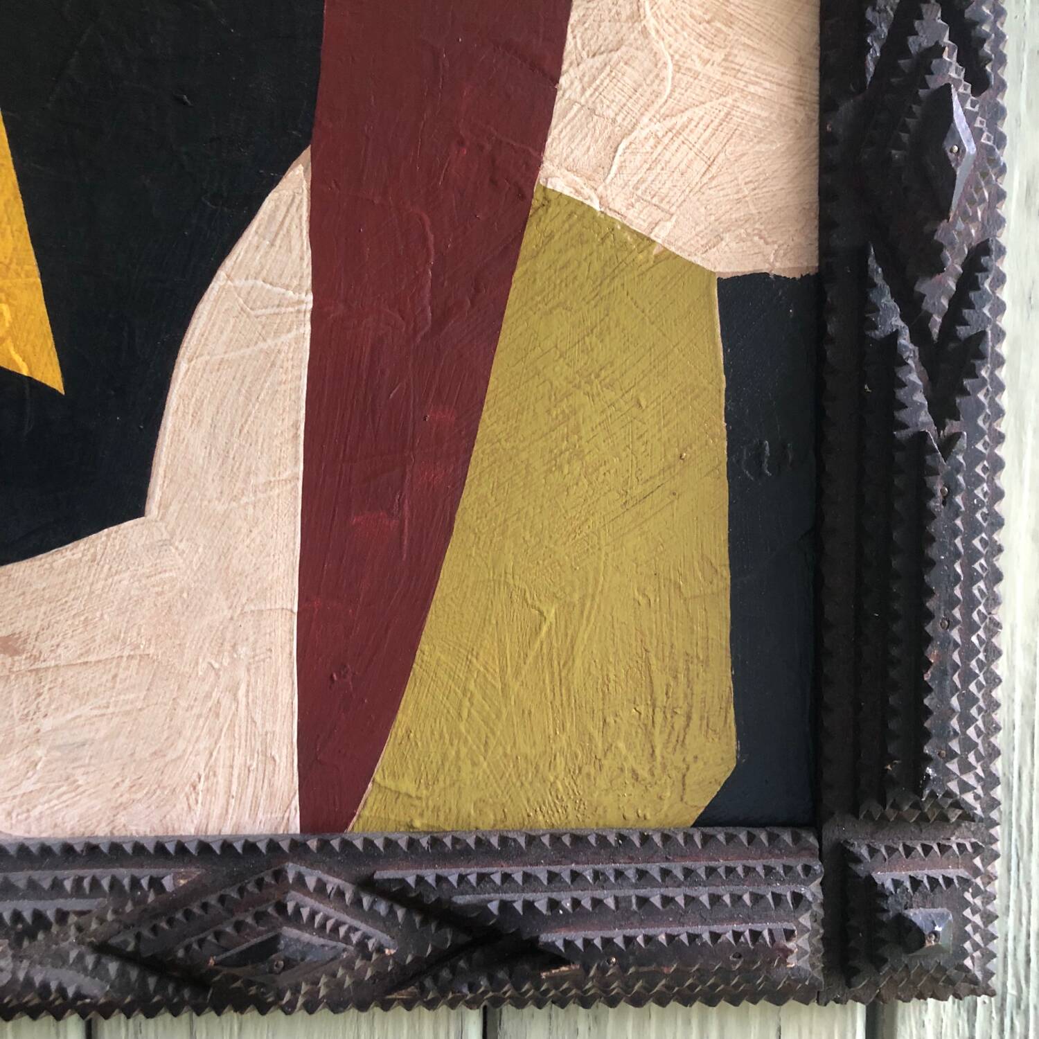 Small abstract painting